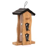 Natures Way Bird Products 66180 2 qt Vertical Wave Feeder Bamboo